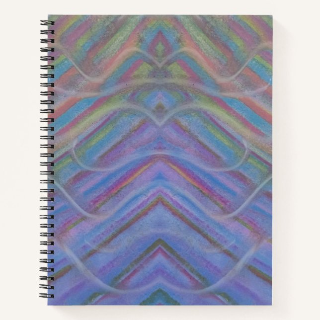 Carnet Art abstrait coloré unique P40M (Devant)