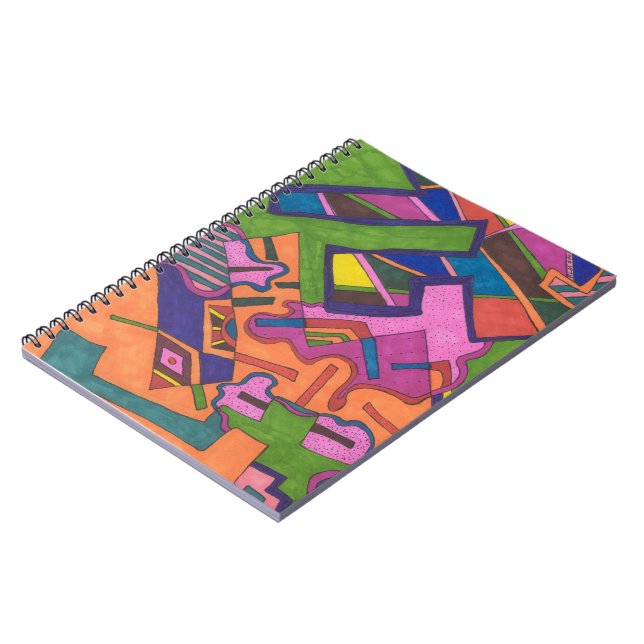 Carnet Art Abstrait "géométrique" (Côté gauche)