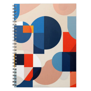 Carnet Art Abstrait géométrique du milieu du siècle scand