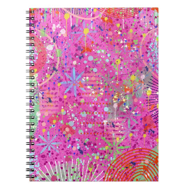 Carnet Art abstrait : Rêves d'été (Devant)