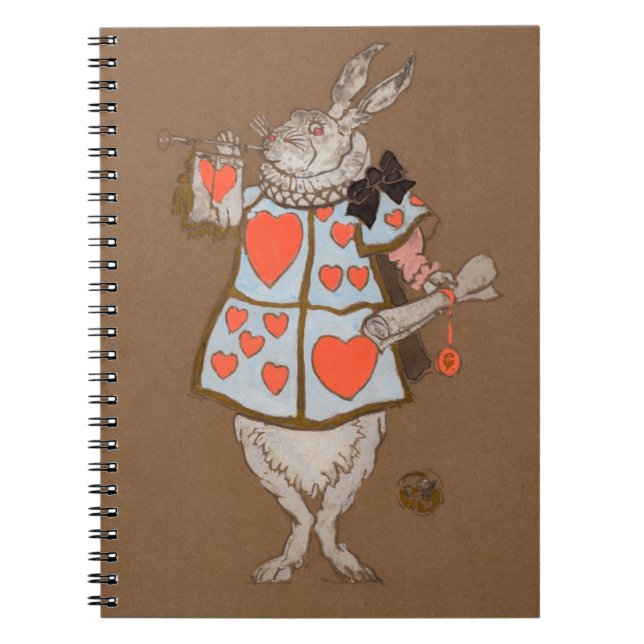 Carnet Art Alice de lapin blanc (Devant)