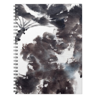 Carnet Art asiatique avec motif de feuilles de lotus