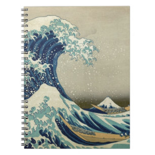 Carnet Art asiatique - la grande vague outre de Kanagawa