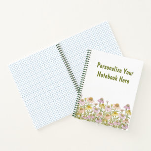 Carnet Art botanique à l'aquarelle des Rudbeckias