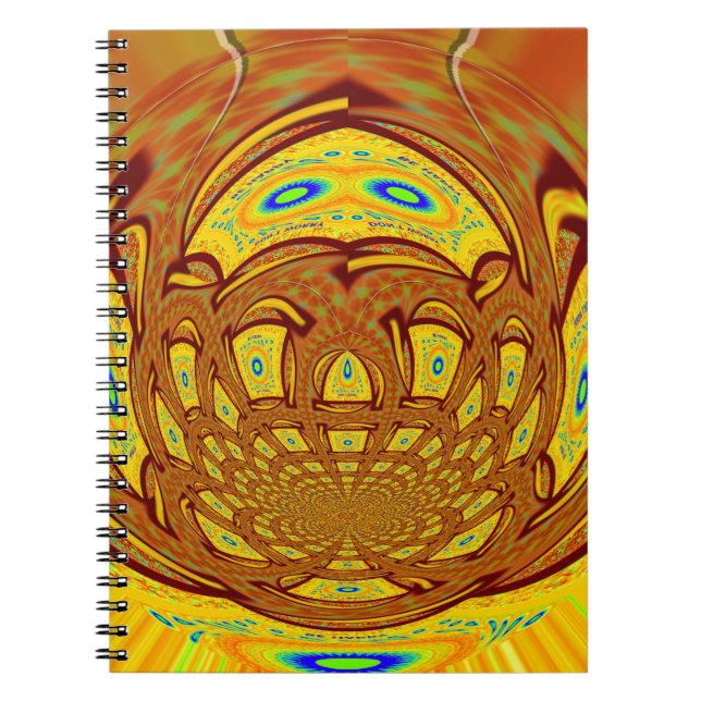 Carnet Art de baseball jaune doré Imprimer (Devant)