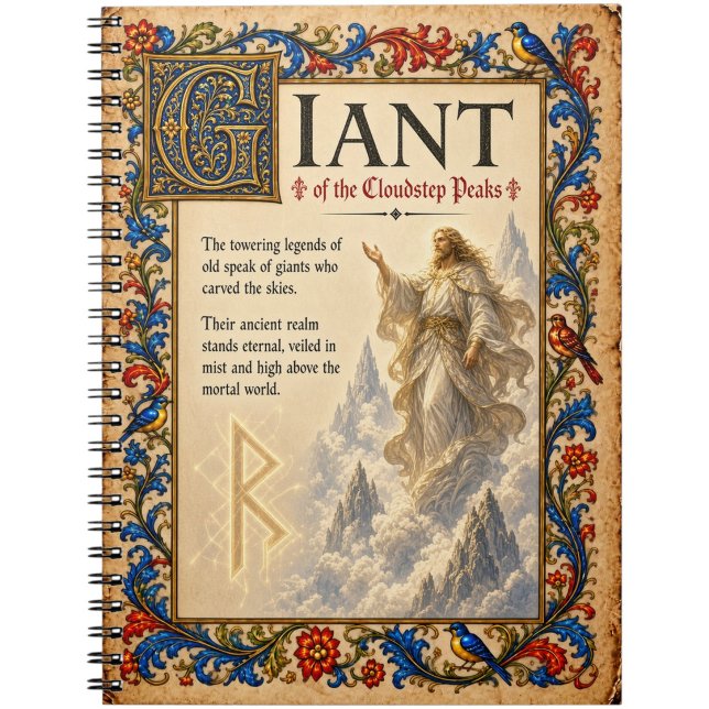 Carnet Art de bestiaire médiéval géant (Créateur téléchargé)