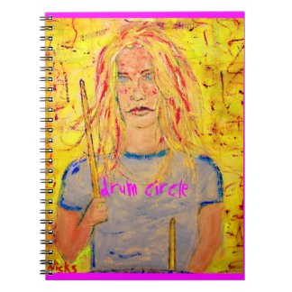 Carnet art de cercle de tambour