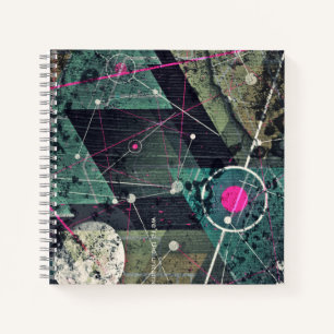 Carnet Art de graffiti numérique abstrait géométrique coo
