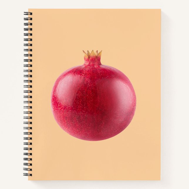 Carnet Art de grenade rouge entière fraîche Nourriture sa (Devant)