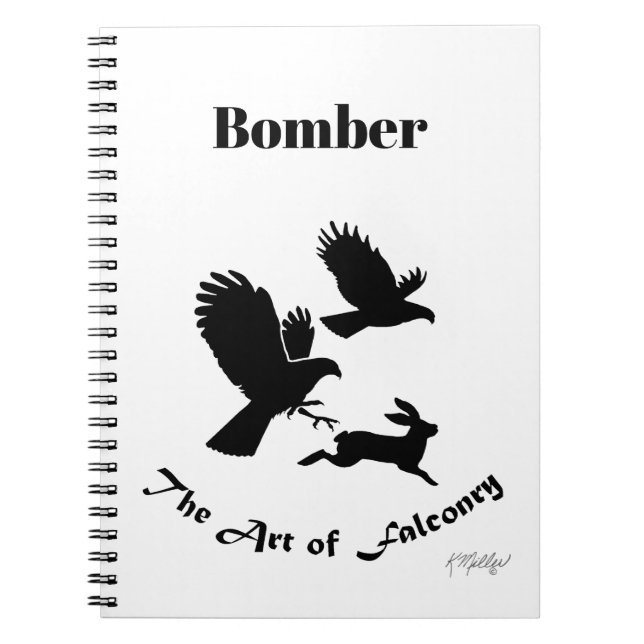Carnet Art de la fauconnerie - Harris Hawks (Devant)