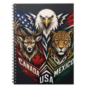 Carnet Art de la nature Aigle Cerf Jaguar