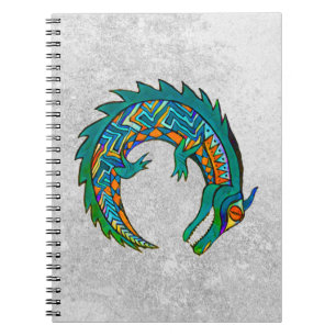Carnet Art de l'alligator tribal