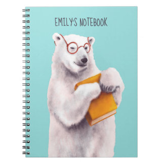 Carnet Art de lecture de l'ours polaire - Louveur de livr