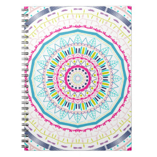 Carnet Art de mandala coloré vibrant