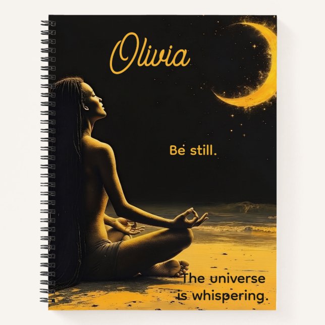 Carnet Art de méditation et citation inspirante (Devant)