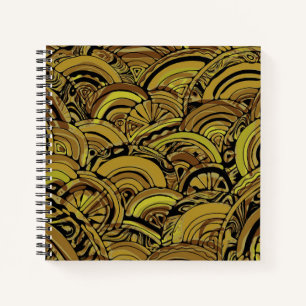 Carnet Art de motif peint à la main et numériquement 15