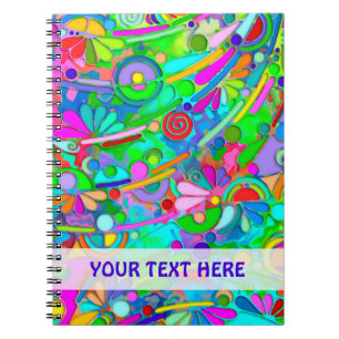 Carnet Art de motif peint à la main et numériquement 18