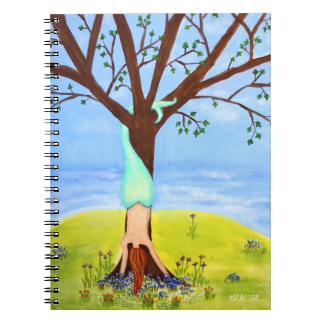 Carnet Art de sirène "hors d'eau" (Devant)