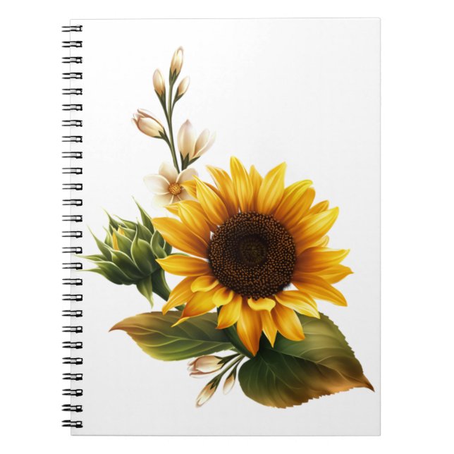 Carnet Art de tournesol (Devant)