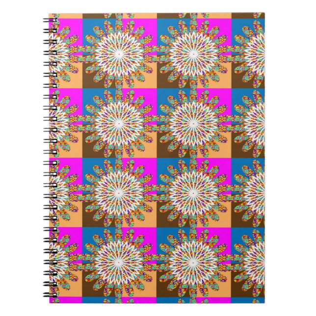 Carnet Art de tournesol de chakra d'étincelle du SOLEIL (Devant)