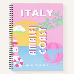 Carnet Art de voyage Italie, Côte amalfitaine, Prépa, Ros
