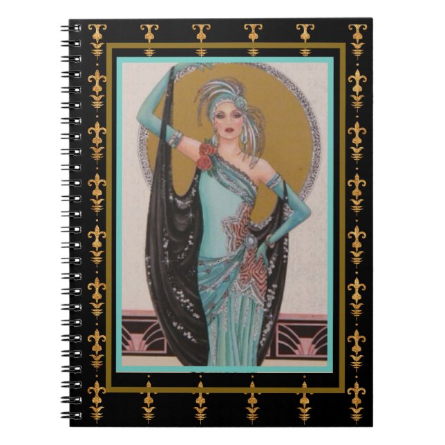 Carnet Art déco années 1920 (Devant)