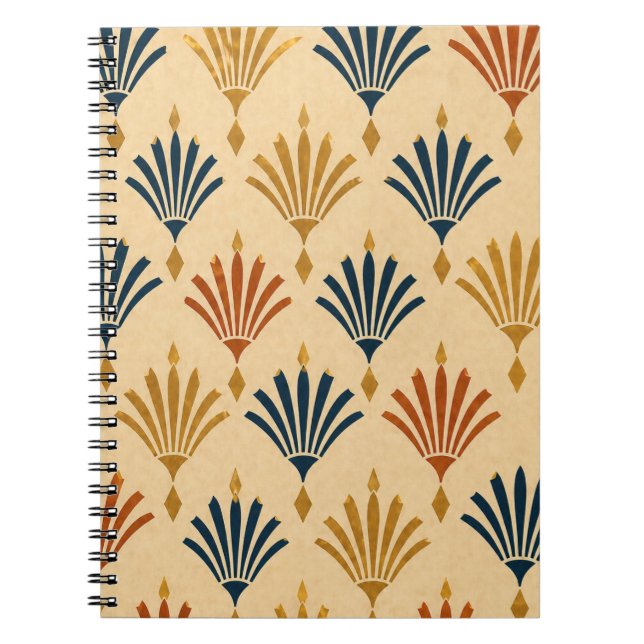 Carnet Art Deco Geometric Notebook (Devant)