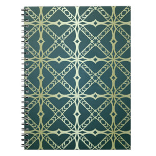 Carnet Art-déco, luxe géométrique vintage