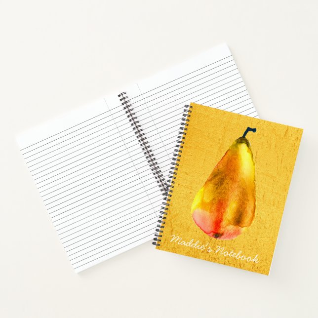 Carnet Art des fruits à poires d'or (Intérieur)