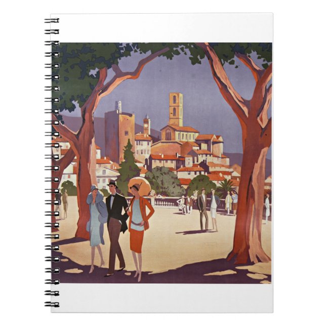 Carnet Art d'été vintage Grasse (Devant)