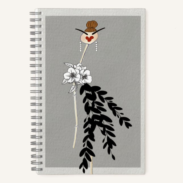 Carnet Art d'illustration de mode Haute Couture (Recto)