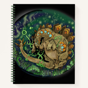 Carnet Art Dinosaure Stegosaurus