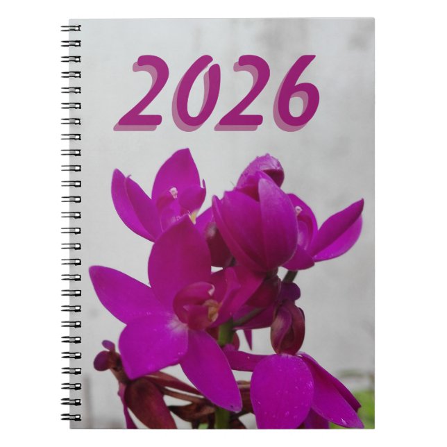 CARNET ART FLEURIER NATURE POUR CADEAU 2026 (Devant)