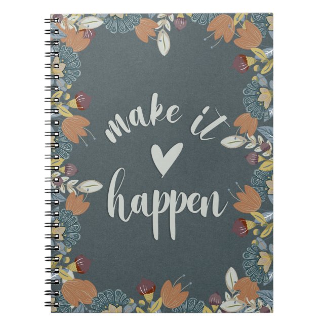 Carnet Art folklorique floral (Devant)
