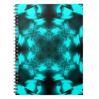 Carnet Art fractal de symétrie plasma aquatique