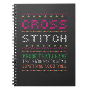 Carnet Art Funny Cross Stitch Needlepoint Sewing Needle