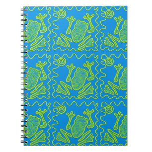 Carnet Art génial de griffonnage d'enfants de crapaud de