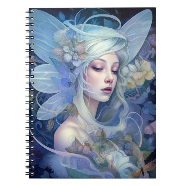 Carnet Art Imaginaire Fairy Bleu (Devant)