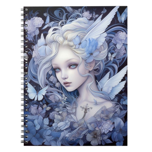 Carnet Art Imaginaire Fairy Bleu (Devant)
