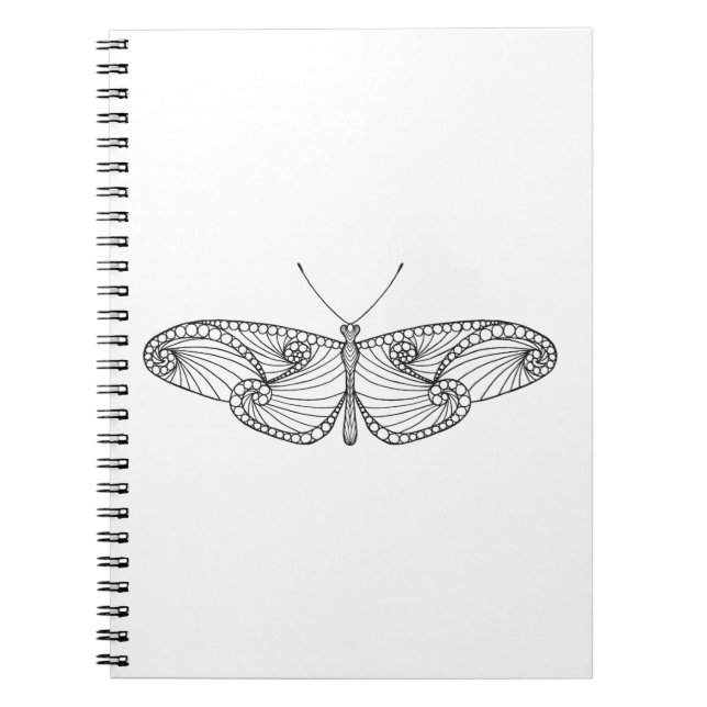 Carnet Art inspiré de papillon (Devant)