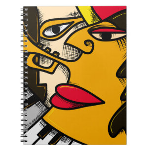 Carnet Art Jazz Abstrait, Art Musique (Art)Art, abstrait