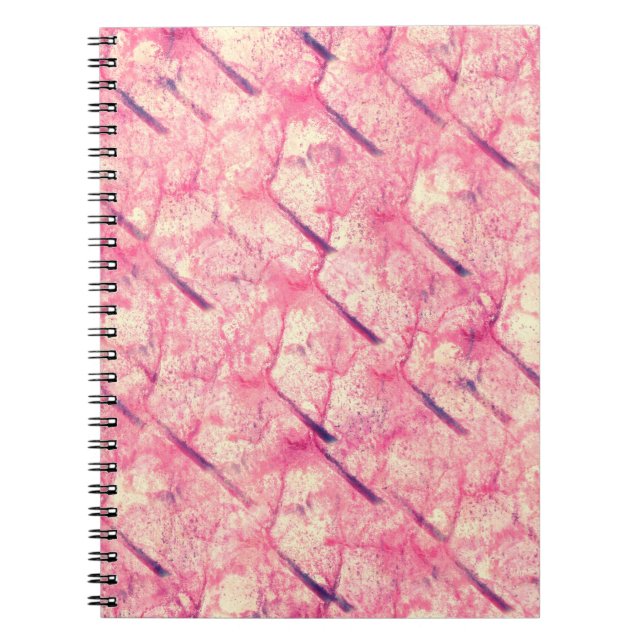 Carnet art L'aquarelle rose encre couleur rose (Devant)