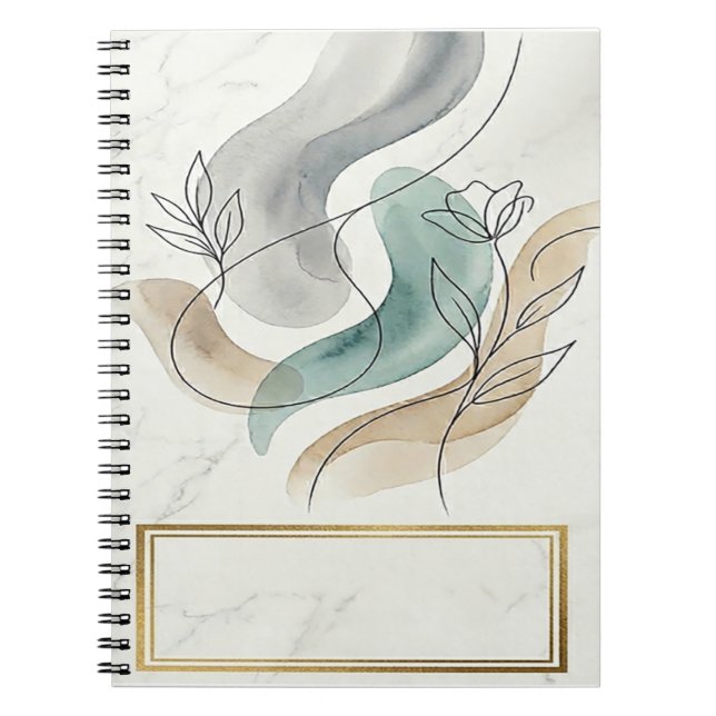 Carnet art minimal (Devant)