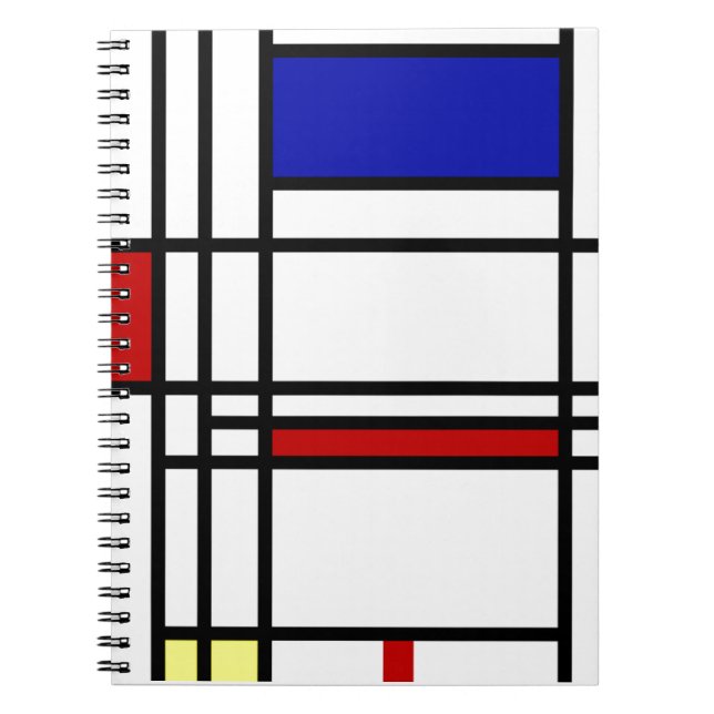 Carnet Art moderne de Mondrian (Devant)