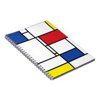 Carnet Art Moderne Géométrique Minimaliste De Stijl Mondr