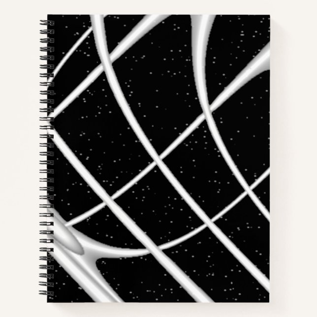 Carnet Art moderne noir et blanc (Devant)