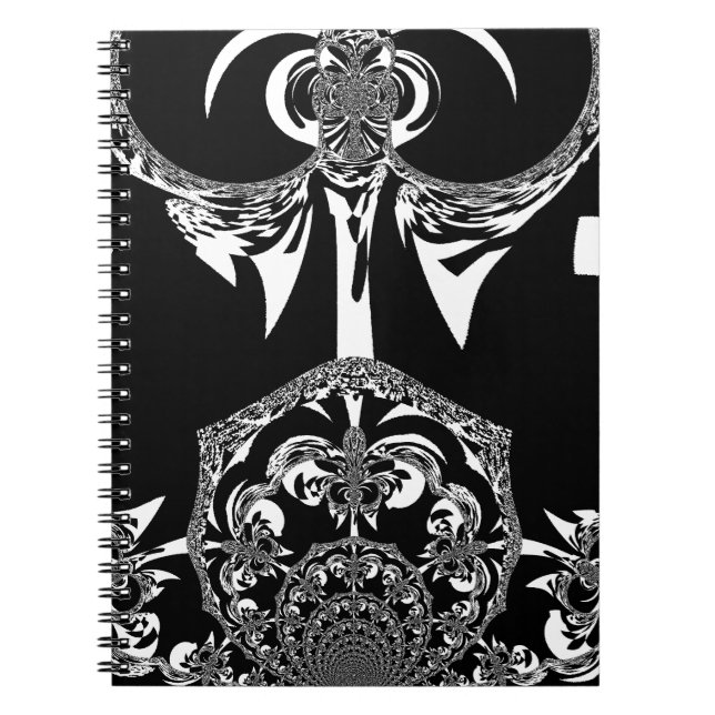 Carnet Art noir et blanc africain (Devant)