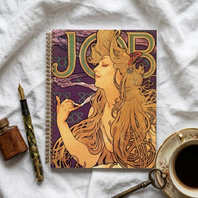 Carnet Art Nouveau Alphonse Mucha vintage (Créateur téléchargé)