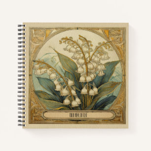 Carnet Art Nouveau Convallaria majalis