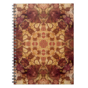 Carnet Art nouveau géométrique, motif décoratif.